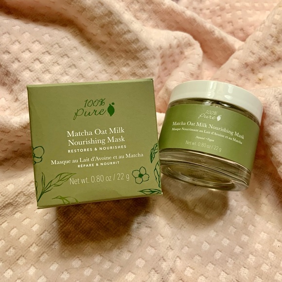 NWT 100% Pure Matcha Oat Milk Nourishing Mask - Picture 6 of 10